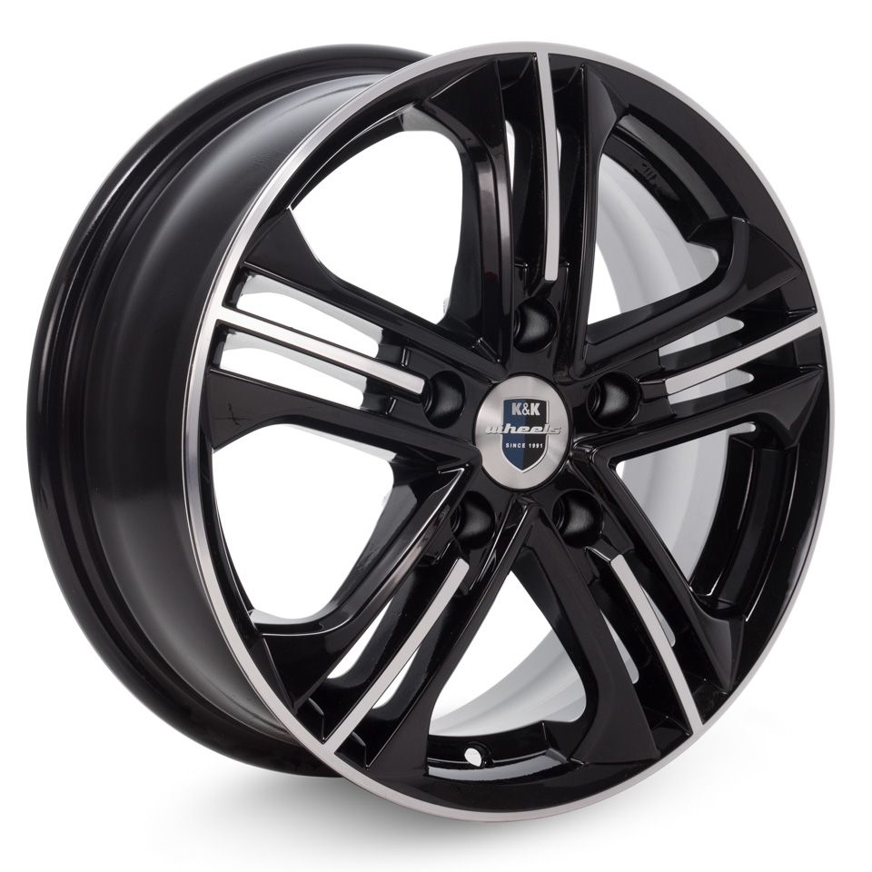 KIK  Trinity (КС615)  6,0R15 5*114,3 ET45  d67,1  Алмаз черный  [14078]