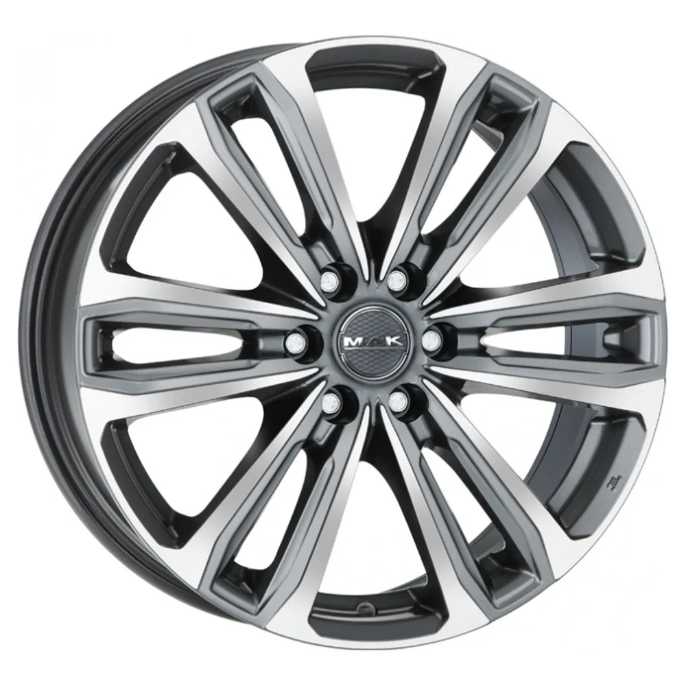 MAK  Safari 6  8,0R18 6*139,7 ET30  d100,1  Gun Met-Mirror Face  [F8080AF6QM30VU]