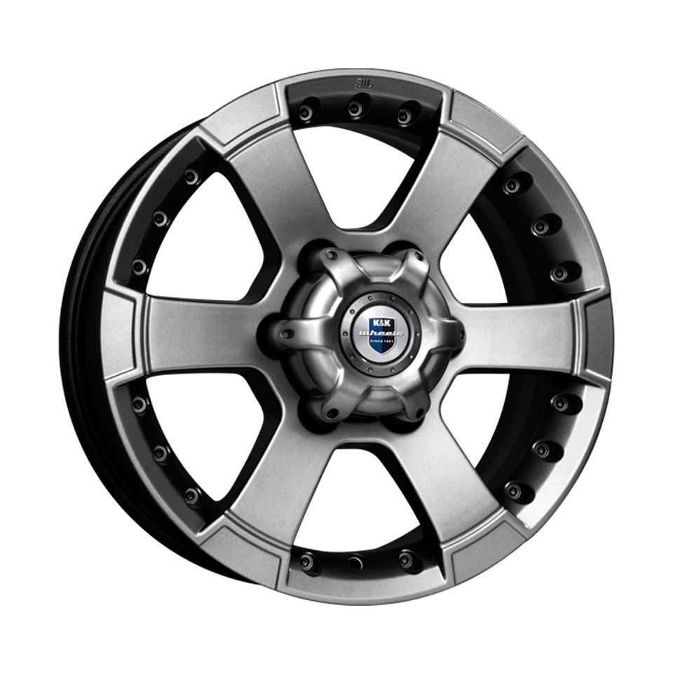 KIK  М56  7,0R16 6*139,7 ET38  d100,1  Дарк платинум  [72671]
