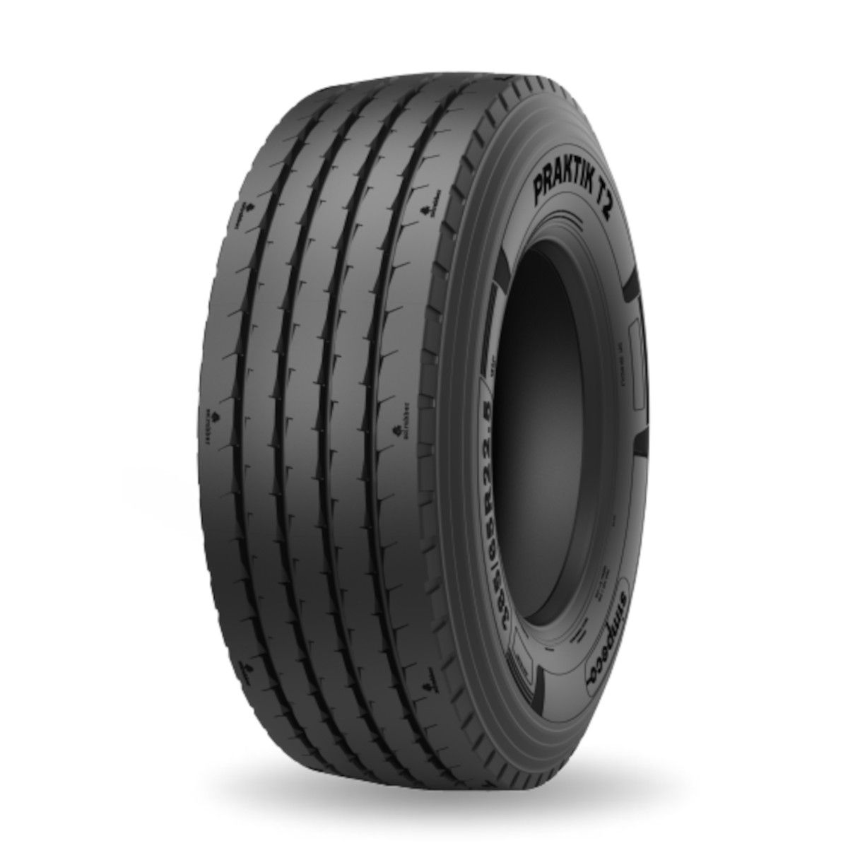 SIMPECO 385/65R22.5 Praktik T2 TL PR24 164 K Прицепная
