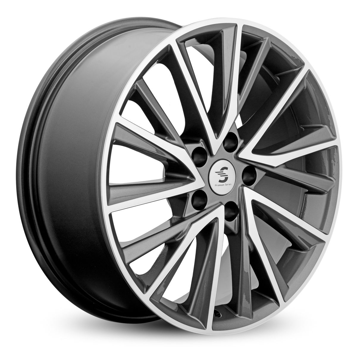 КиК  Premium КР010 (18Xceed)  7,5R18 5*114,3 ET45  d67,1  Diamond gloss graphite  [79195]