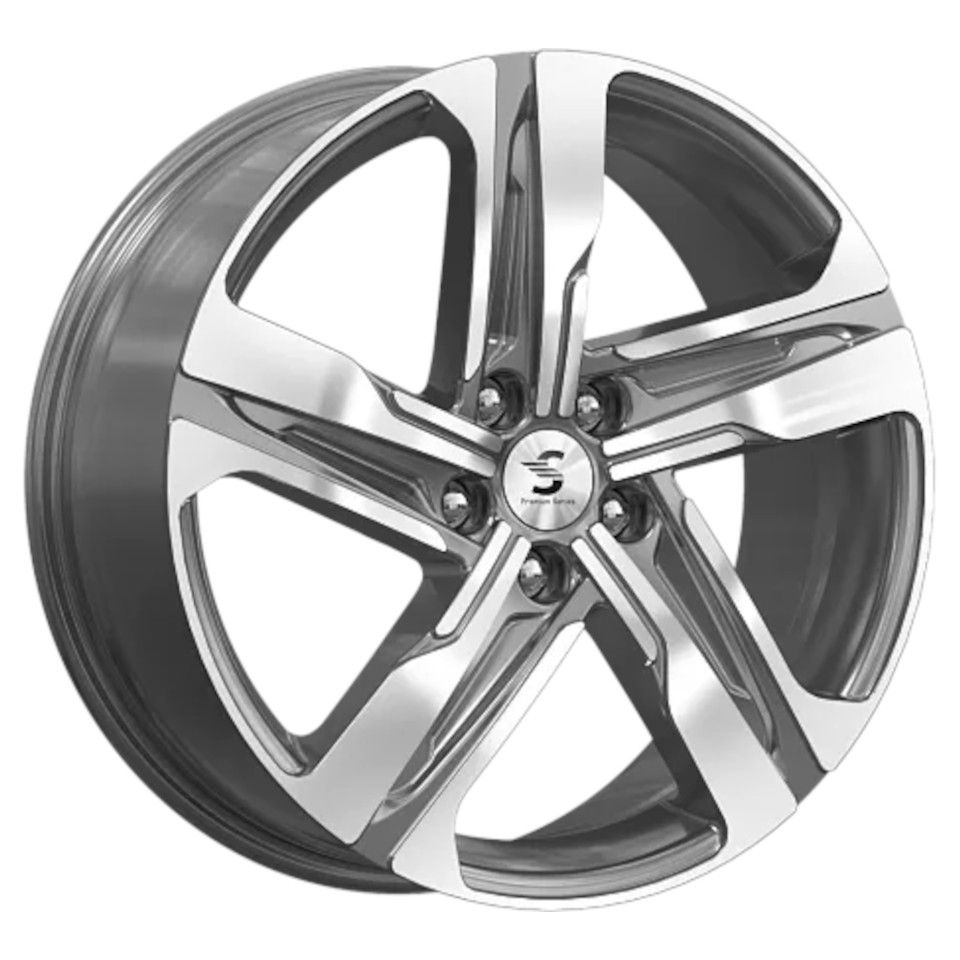 KIK  КP004 (19_Sorento)  7,5R19 5*114,3 ET49  d67,1  Diamond gross graphite  [77568]