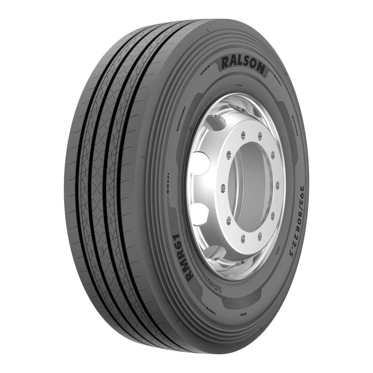 RALSON 315/70R22.5 RMR 61 TL PR18 156/150 L Региональная Рулевая