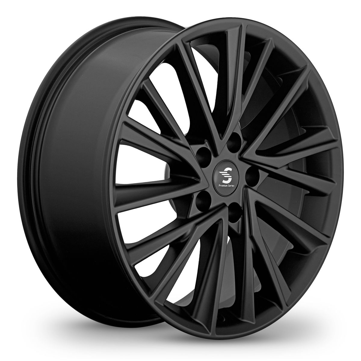KIK  Premium КР010 (18Audi A4)  7,5R18 5*112 ET39  d66,6  Fury black  [79245]  <С>
