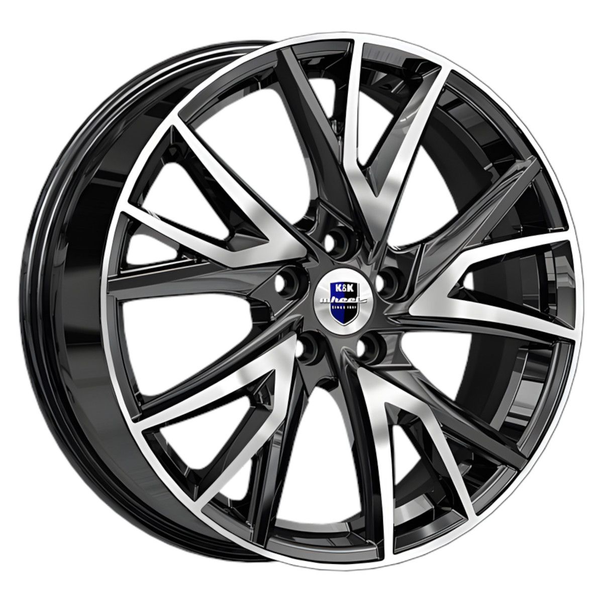 KIK  Кайлас (КС1054)  6,5R18 5*108 ET52  d60,1  Алмаз черный  [80565]  <С>