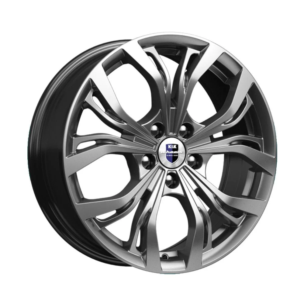 KIK  Аламида (КС660)  6,5R16 5*114,3 ET45  d66,1  Дарк платинум  [73132]