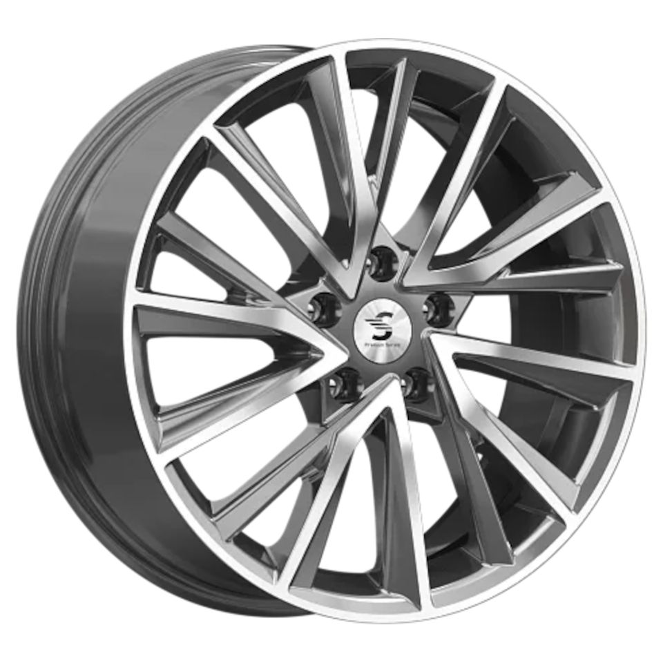 KIK  Premium КР010 (18Audi A4)  7,5R18 5*112 ET39  d66,6  Diamond gloss graphite  [79190]  <С>