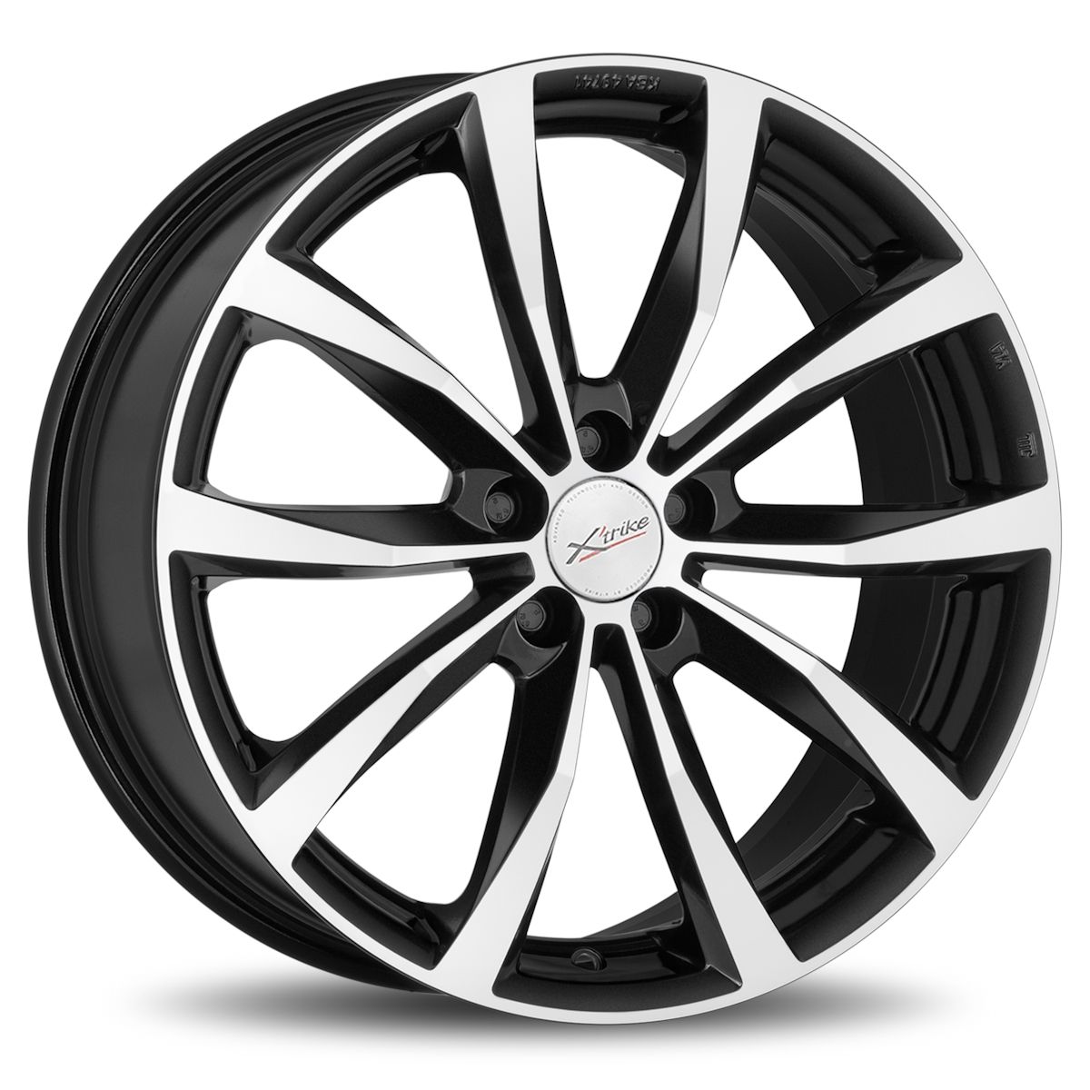 X'trike  X-138  7,0R18 5*108 ET33  d60,1  BK/FP  [83087]