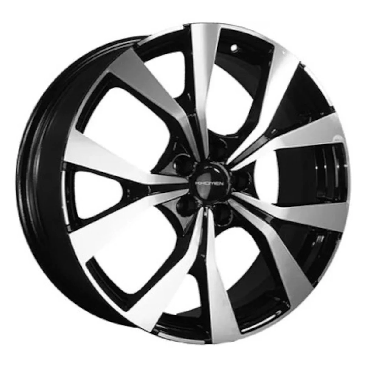 Khomen Wheels  KHW1906 (Chery Tiggo 7 Pro)  7,0R19 5*108 ET33  d60,1  Black-FP  [WHS523566]