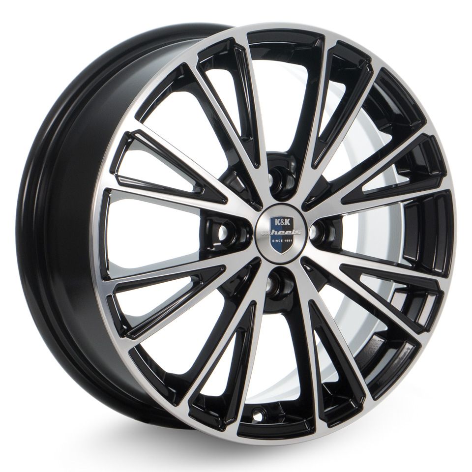 КиК  Меандр (КС879)  6,0R16 4*98 ET35  d58,5  Алмаз черный SK  [74598SK]