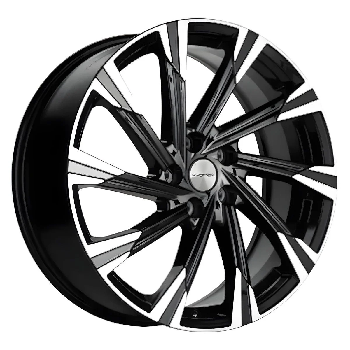 Khomen Wheels  KHW1901 (Exeed VX/TXL/LX)  7,5R19 5*108 ET36  d65,1  Black-FP  [WHS512036]
