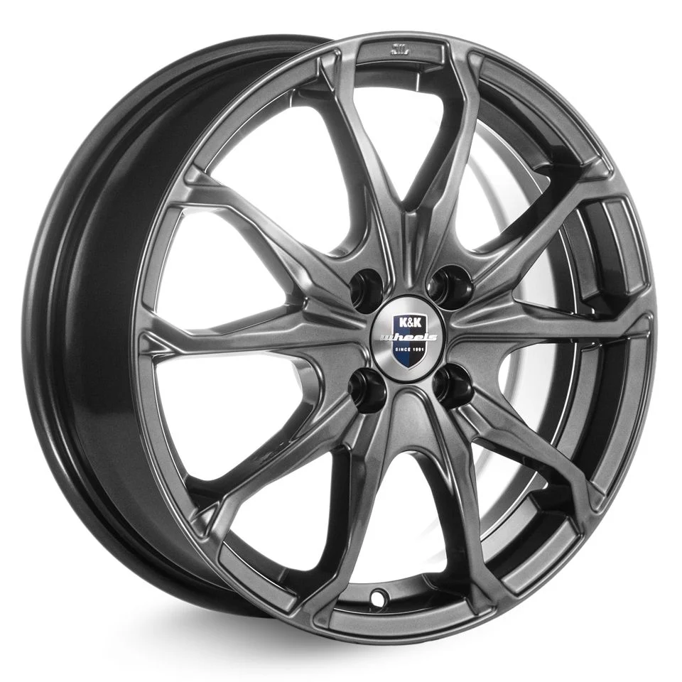 КиК  Brent (КС733)  6,0R16 4*98 ET35  d58,5  Дарк платинум  [73266]