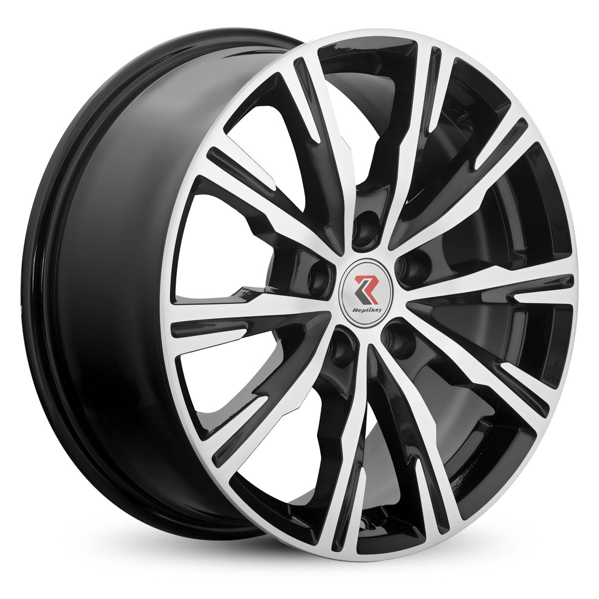 RЕPLIKEY  B221  7,5R17 5*112 ET45  d66,6  BK/FP  [22104AY]  Fb max 720 kg